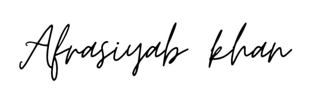 afrasiyab khan sign logo