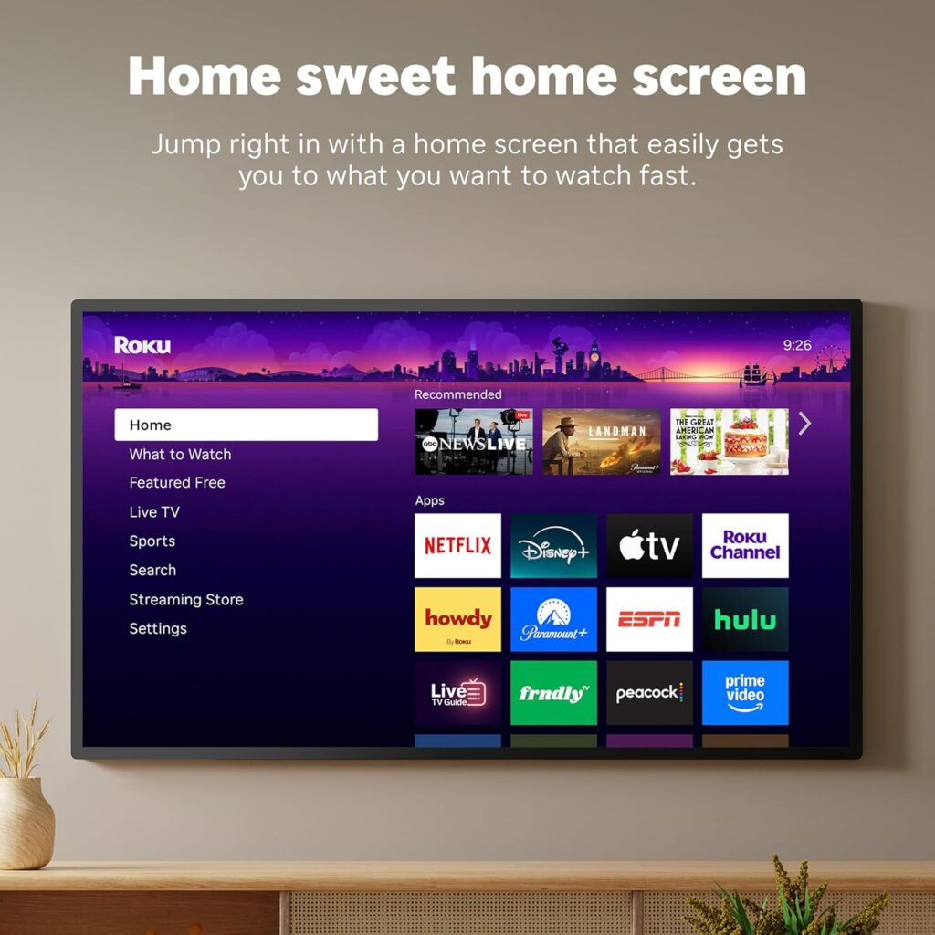 Fire TV Stick 4K home screen