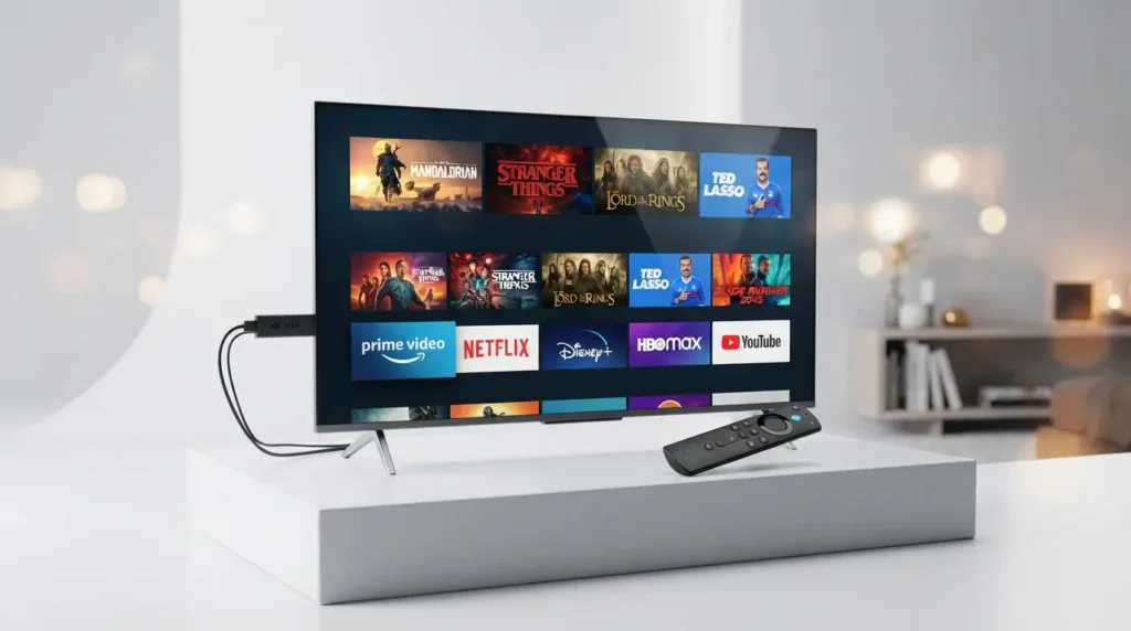 Amazon Fire TV Stick 4K review showing Alexa Voice Remote with 4K streaming features